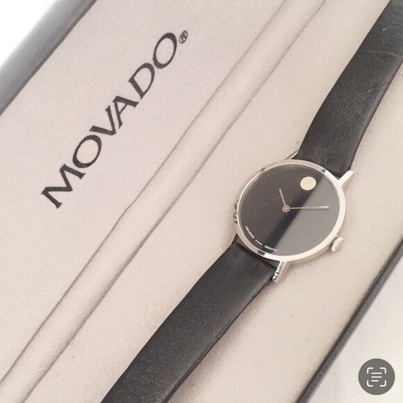 Vintage 31mm Movado Zenith 01.0520.305 Men's Mechanical Wristwatch 30.5 Steel